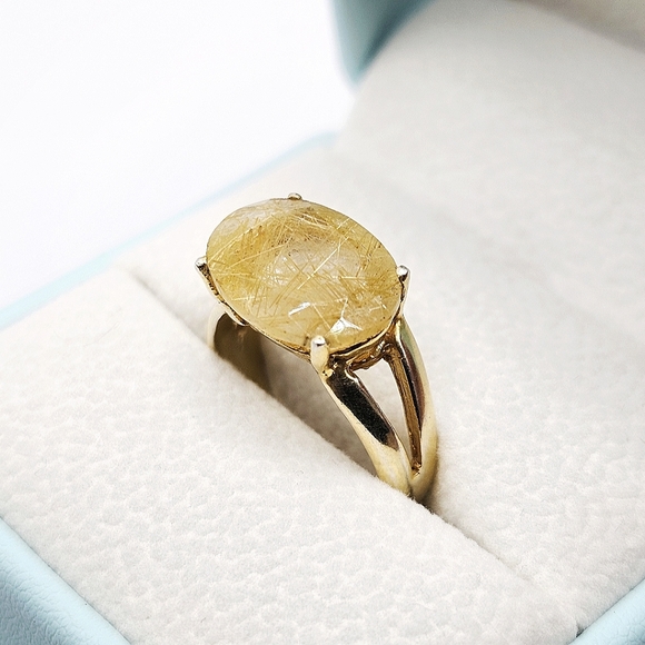 Golden Rutilated Quartz - Picture 4 of 5